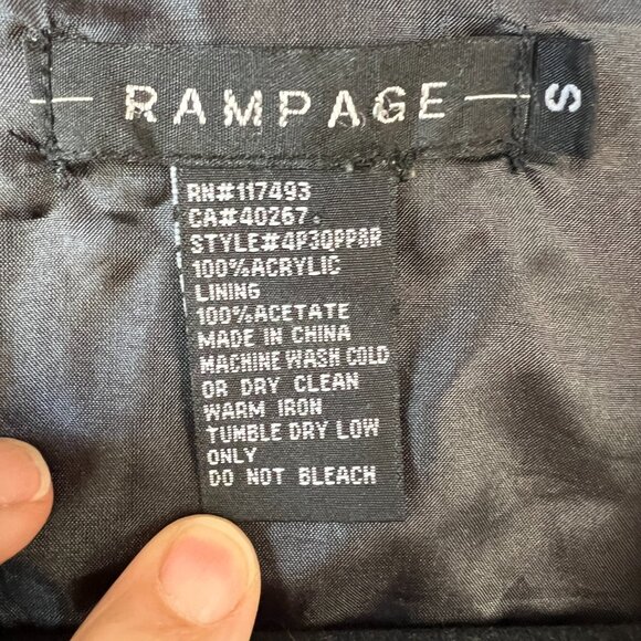 Vintage Rampage Plaid Houndstooth Y2K 90s Vest Size S Clueless - Picture 2 of 4